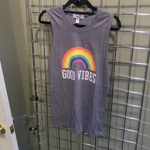 Sub_Urban Riot  Size Small “Good Vibes” Muscle Tee